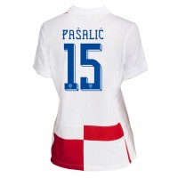 Camisa de time de futebol Croácia Mario Pasalic #15 Replicas 1º Equipamento Feminina Europeu 2024 Manga Curta